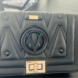 Black Designer Quilted Shoulder Bag